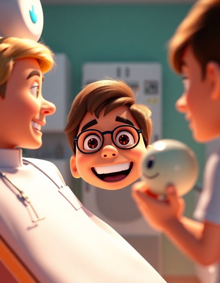 Dentist Friend — personalized children's book cover